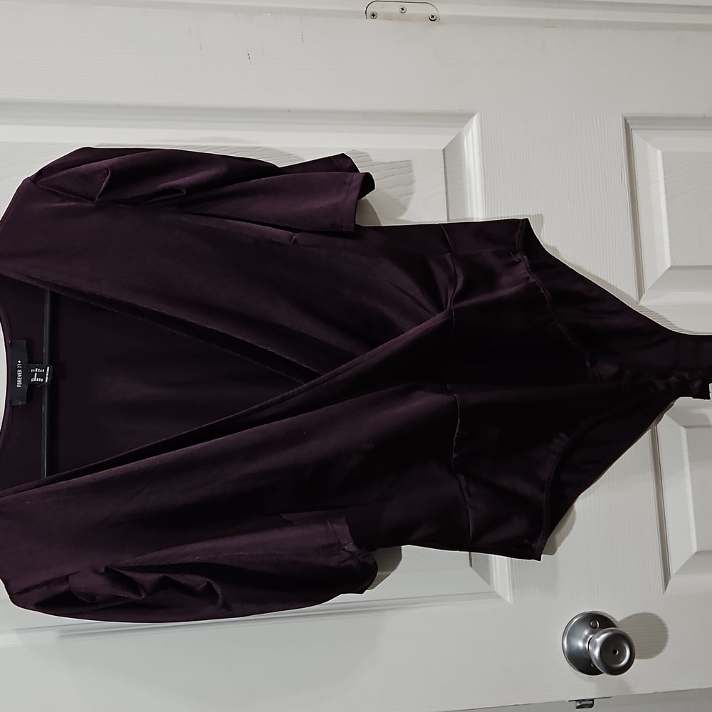 Bundle Sale‎ | 4 for $20 | Forever 21 Deep Purple Bodysuit Size 1x